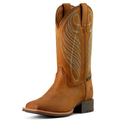 Ariat Women's Round Up Wide Square Toe Waterproof Western Boot