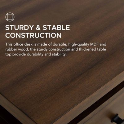 Image showing  Modern Floating Pedestal Desk