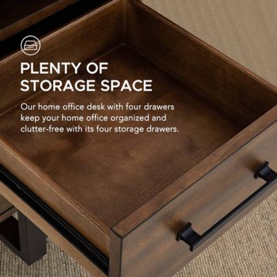 Image showing  Modern Floating Pedestal Desk