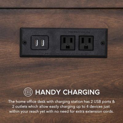 Image showing 4 th Sunjoy Modern Floating Pedestal Desk