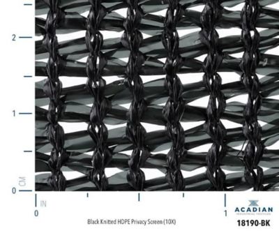 Image showing  Knitted Privacy Fencing, PFN-625-BLACK