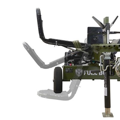 Image showing 8 th Full Boar 35 Ton 306cc Gas Log Splitter with 4-Way & 6-Way Wedges, Hydraulic Log Lift