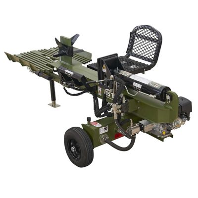 Image showing 10 th Full Boar 35 Ton 306cc Gas Log Splitter with 4-Way & 6-Way Wedges, Hydraulic Log Lift