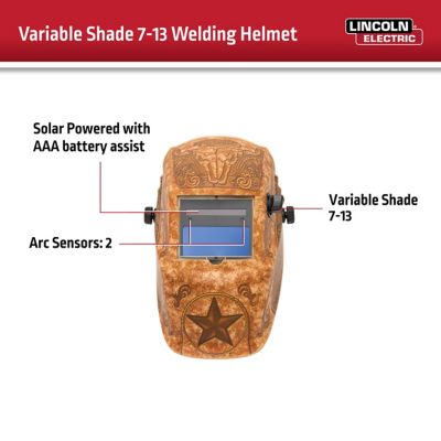 Image showing 5 th Lincoln Electric Lone Star Welding Helmet