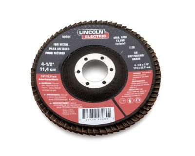 Lincoln Electric 4.5 in. 60 Grit Flap Disc