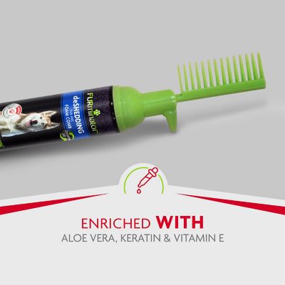 Image showing 8 th FURminator Rinse-Free Foam Dog Comb