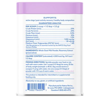Image showing  Goat Milk Powder for Dogs, 7 oz.