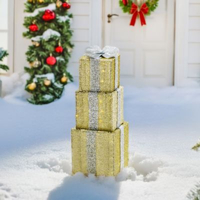 Image showing  Gift Stack LED Illuminated Planter Spike