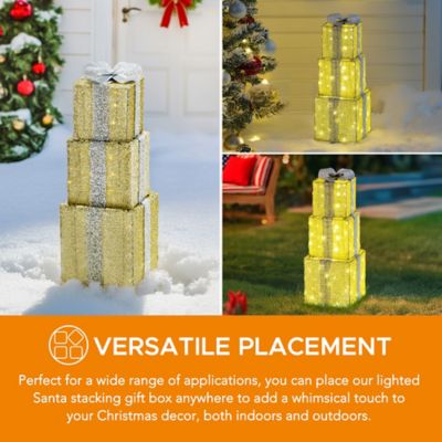 Image showing  Gift Stack LED Illuminated Planter Spike