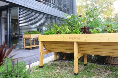 Image showing  Wooden Raised Bed Planter Medium Classic, VTNMD0367USA