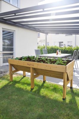 Image showing  Wooden Raised Bed Planter Medium Classic, VTNMD0367USA