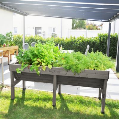 Image showing  Wooden Raised Bed Planter Medium Classic, VTGWMD0397USA