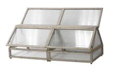 VegTrug Medium Cold Frame Gray Wash