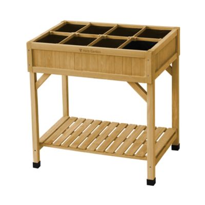 Image showing 8 th VegTrug Wooden Raised Bed Planter Herb Garden, RHP6002NUSA