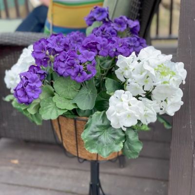 Image showing  Small Aqua Tower Basket Stand