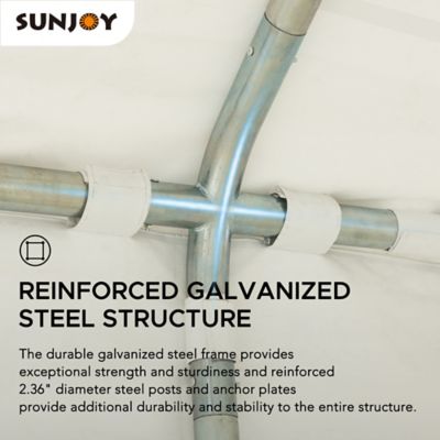 Image showing 5 th Sunjoy Sundale 12 ft. x 30 ft. Party Tent
