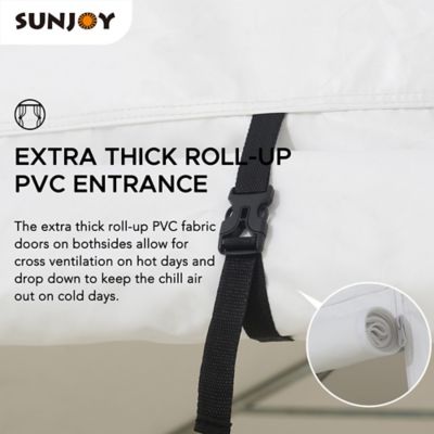 Image showing 6 th Sunjoy Sundale 12 ft. x 30 ft. Party Tent