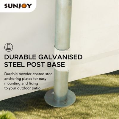 Image showing 7 th Sunjoy Sundale 12 ft. x 30 ft. Party Tent