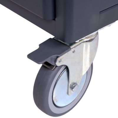 Image showing 7 th Beta Tools 3-Drawer Rolling Tool Cart, Lockable, Anti-Fall Edge, 51000602