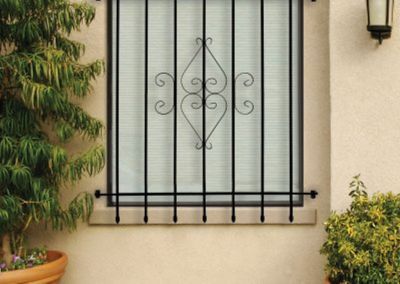 Image showing 1 th Titan 48 in. High Su Casa Vertical 5-Bar Window Guard