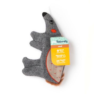 Image showing  Wool Flatties Plush Dog Toy, Assorted