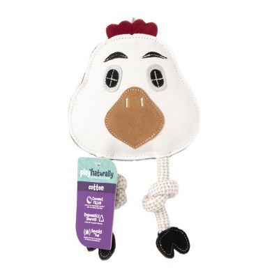 Image showing  Leather and Rope Dog Toy, Assorted