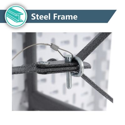 Image showing 5 th Peakform Outdoor 72 in. Foldable Picnic Table With Bench Seating