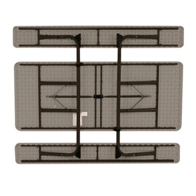 Image showing 9 th Peakform 6 ft. Wood Grain Outdoor Picnic Table