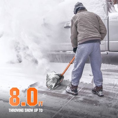 Image showing  U20 12 in. Cordless Snow Shovel, Battery and Charger Included