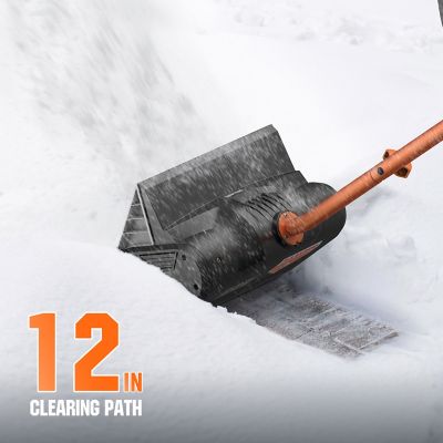 Image showing  U20 12 in. Cordless Snow Shovel, Battery and Charger Included