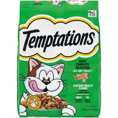 Temptations Dry XL Seafood Medley 20 lbs.