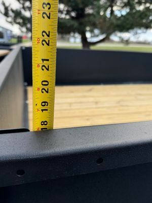 Image showing  6 ft. x 8 ft. Solid Wall Utility Trailer