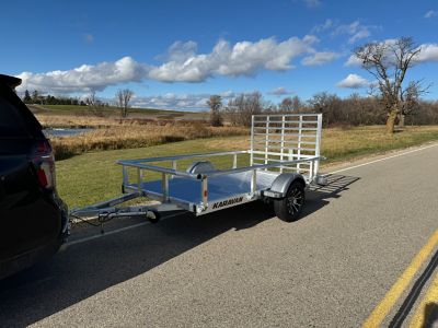 Image showing  5.5 ft. x 10 ft. Aluminum Utility Trailer