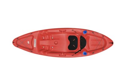 Image showing  Patriot 8.6 Sit-on Recreational Kayak with Paddle, Red Blue