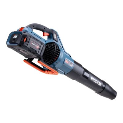 Image showing 6 th Senix 170 MPH/810 CFM 60V Max Cordless Handheld Leaf Blower, Battery and Charger Included
