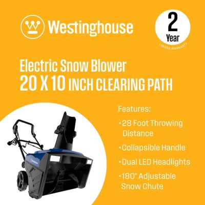 Image showing  WSnow20 20 in. 15A Corded Electric Snow Blower
