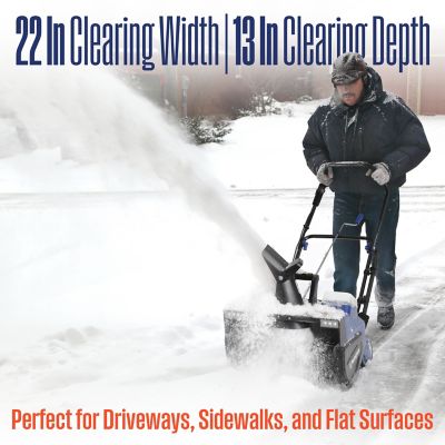 Image showing  WSnow22 22 in. 48V Cordless Snow Blower, Battery and Charger Included