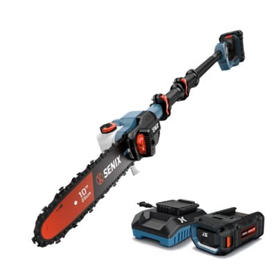 Image showing 10 th Senix 10 in. 60V Max Cordless Pole Saw, Battery and Charger Included