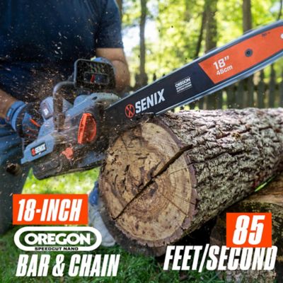 Image showing  18 in. 60V Max Cordless Chainsaw, Battery and Charger Included