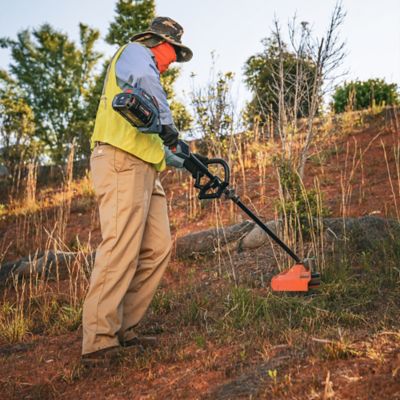 Image showing 5 th Senix 16 in. 60V Max Straight Shaft Cordless String Trimmer, Battery and Charger Included