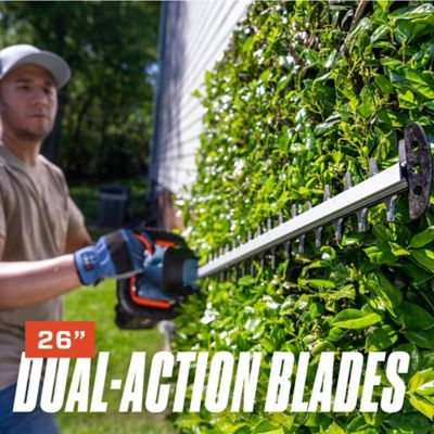 Image showing 10 th Senix 26 in. 60V Max Cordless Hedge Trimmer, Battery and Charger Included