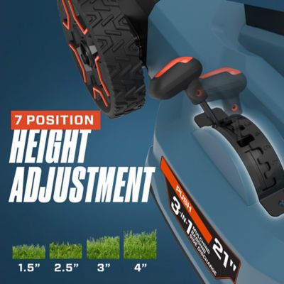 Image showing  60V Max 21 in. Cordless Brushless Lawn Mower, 6Ah Battery and 8A Charger Included, LPPX6-H