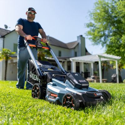Image showing 7 th Senix 60V Max 21 in. Cordless Brushless Self-Propelled Lawn Mower, 8Ah Battery and Charger Included, LPSX6-H