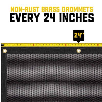 Image showing 6 th Core Tarps 20 ft. x 30 ft. Polyethylene Heavy Duty Mesh Tarp, UV Resistant, CT-801-20X30