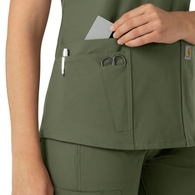 Image showing  Force Essentials V-Neck Scrub Top