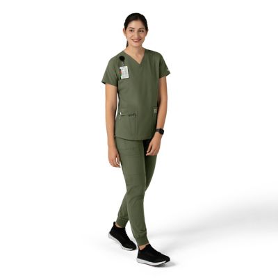 Image showing  Force Essentials V-Neck Scrub Top