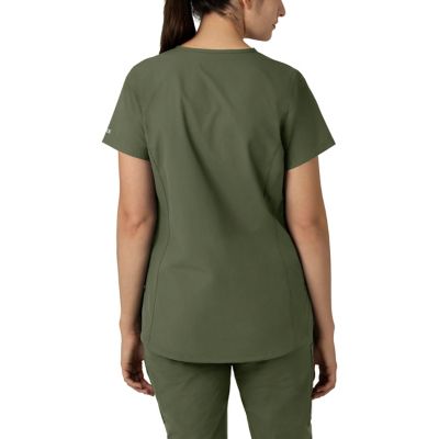 Image showing  Force Essentials Notch Neck Tunic Scrub Top