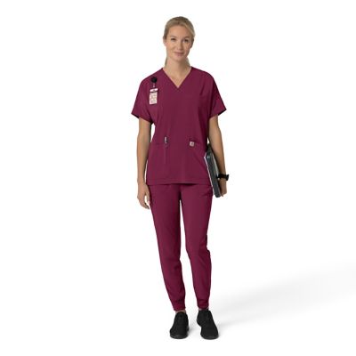 Image showing  Women's Force Cross-Flex Oversized V-Neck Scrub Top
