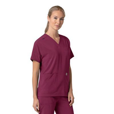 Image showing  Women's Force Cross-Flex Oversized V-Neck Scrub Top