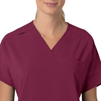 Image showing  Women's Force Cross-Flex Oversized V-Neck Scrub Top